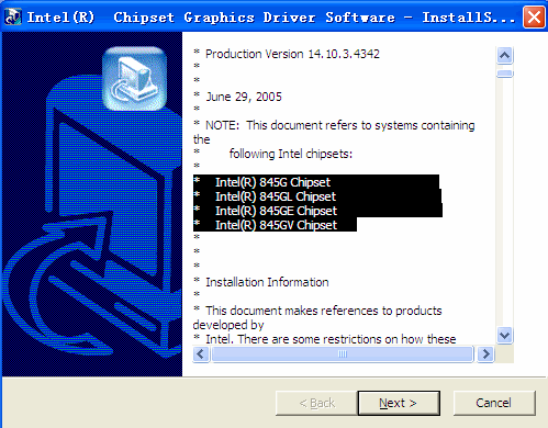 intel 82845g集成显卡驱动程序 v14.10.3.4342 官方正式版 0