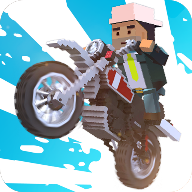 像素摩托中文破解版无限金币(Blocky Moto Racing)