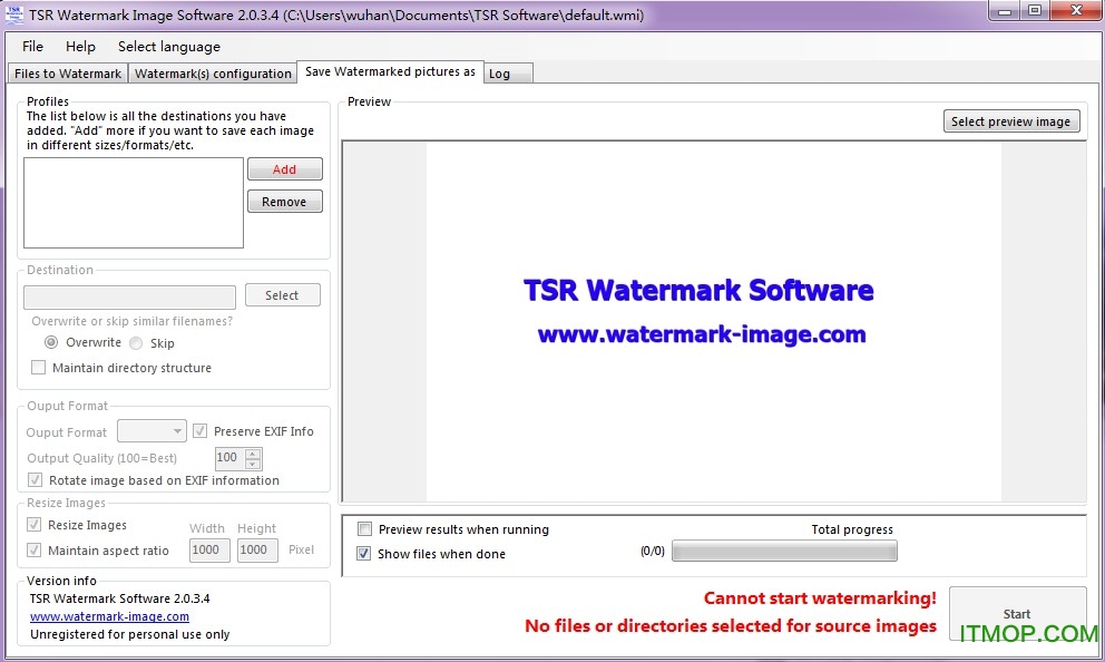 TSR Watermark Image(ͼˮӡ) v3.6.0.2 ɫѰ 0
