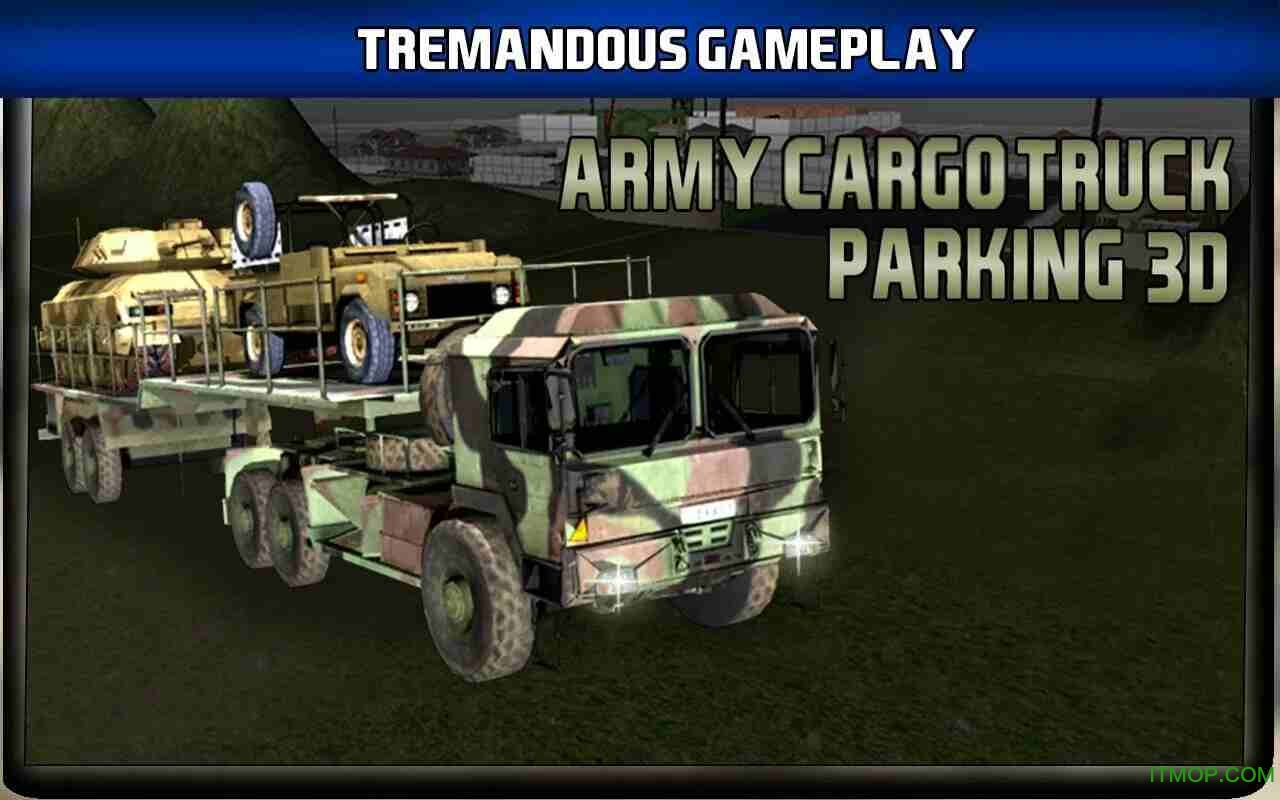 ½ʿ˾3Dؿ(Army Cargo Trucks Parking 3D) ͼ0