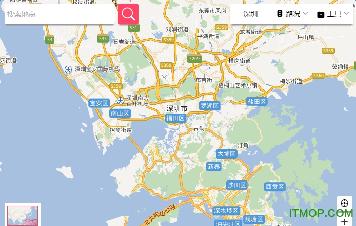 深圳地图全图高清版使用|东莞深圳地图全图高