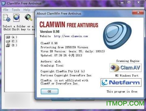 ClamWin Free Antivirus() v0.98.7.0 ٷ 0