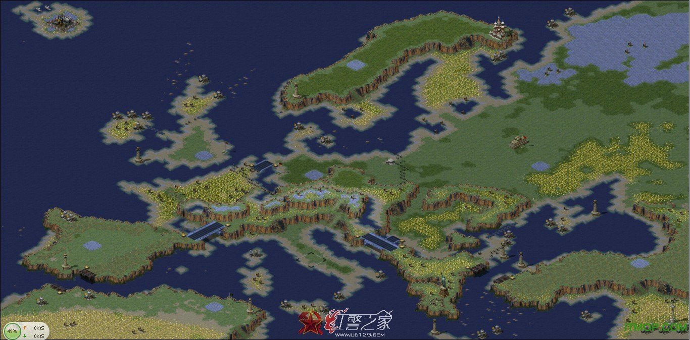 红色警戒2地图文明欧洲帝国崛起