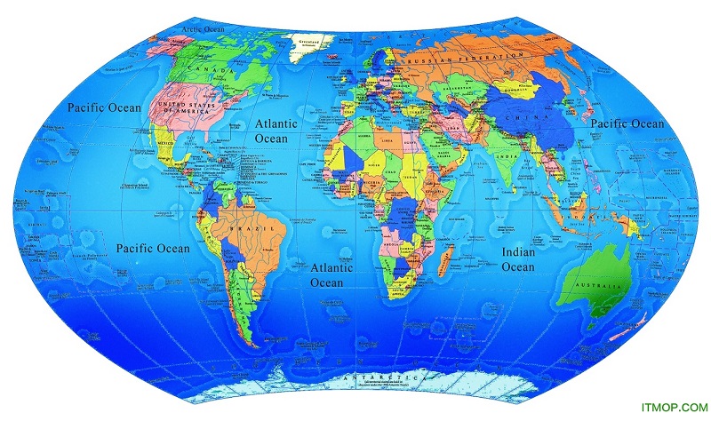 世界地图高清英文版下载|全世界地图高清版英