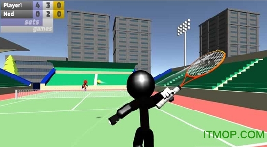 3Dڹƽ(Stickman 3D Tennis) ͼ0