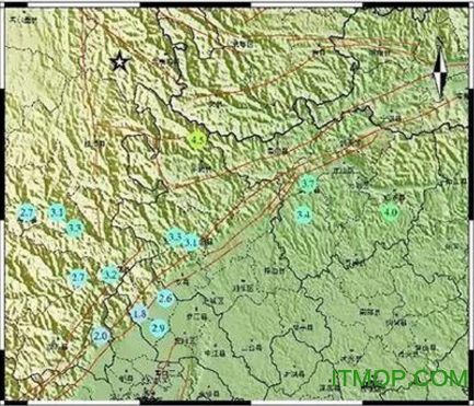 四川九寨沟地震震源图下载 v2017 高清最新版 0