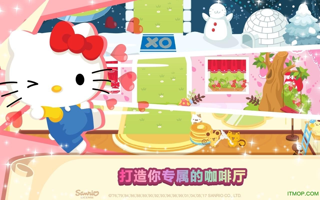 Hello Kitty梦幻咖啡厅内购破解版下载 v1.0.1 安卓无限钻石金币版1