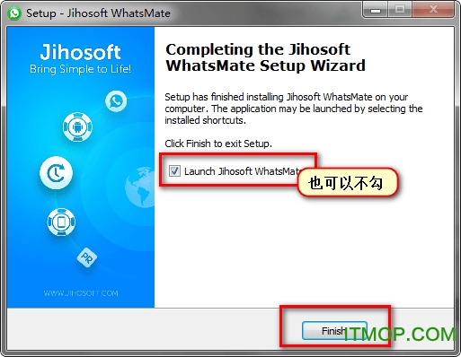 how to connect iphone to jihosoft whatsmate