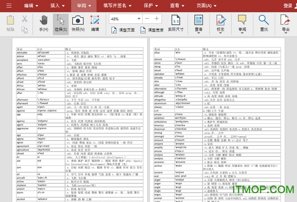 2019英语大学四级词汇电子版下载 完整版带音标0