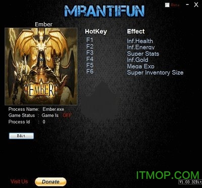 Ember余火六项修改器下载 v1.046 MrAntiFun版 0