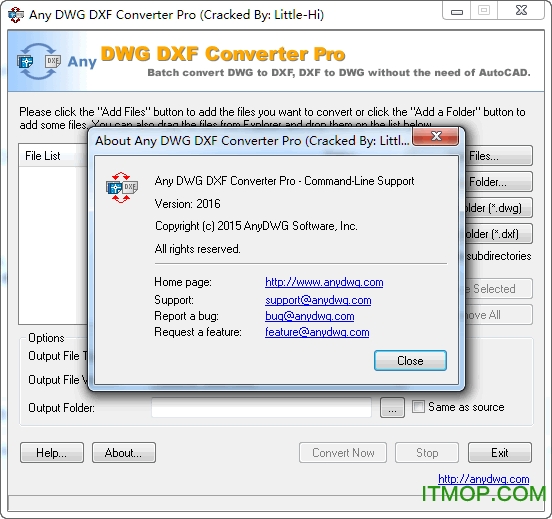 Any DWG DXF Converter Pro(dwgתdxf) ͼ0
