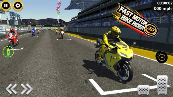 ĦгԽҰ(Fast Motor Bike Rider 3D) ͼ1