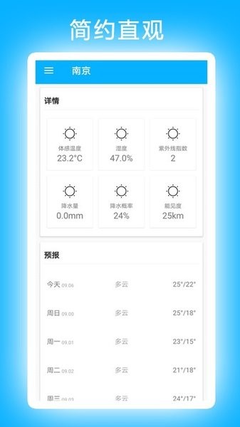小卓天气下载 v1.0.0 安卓版 2