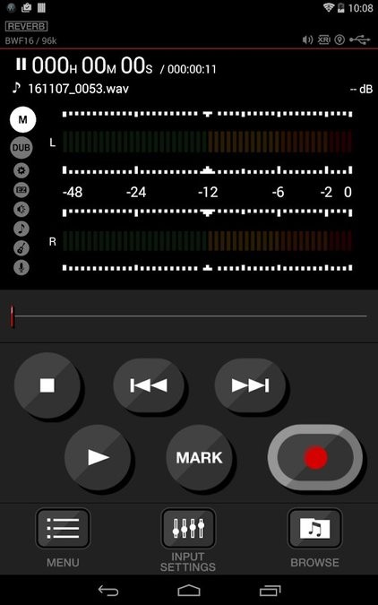 TASCAM DR CONTROL dr control app