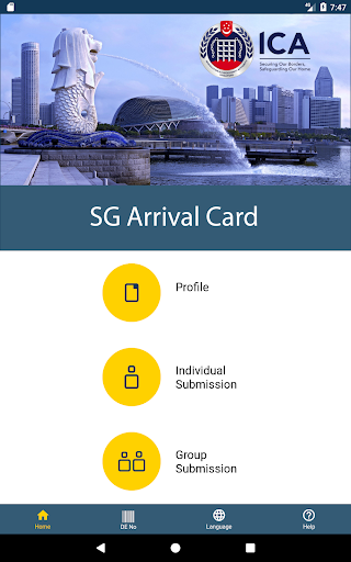 SG Arrival Card app ͼ3