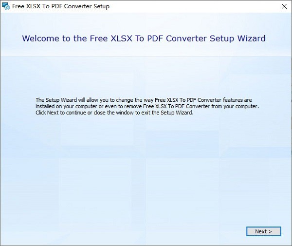 Free Xlsx to PDF Converter ͼ0