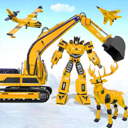 机器人挖掘机变身最新版