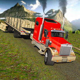 大卡车运输司机big truck transport driver 3D