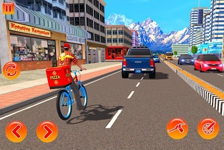 ԱģϷ(BMX Bicycle Pizza Delivery Boy) v2.0.2 ׿ 0