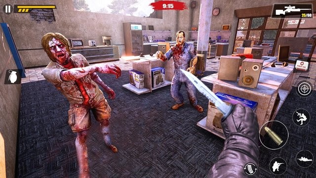 僵尸生存射击Zombie Survival Shooter Games截图