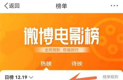 微博查看电影榜单的方法步骤-微博如何查看电影榜单