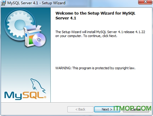 MySQL v4.1.22 for windows win32ѹװ0
