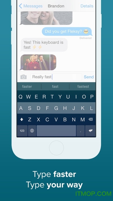 Fleksy뷨ƻ(Fleksy+GIF Keyboard) v9.21 iphoneֻ 1