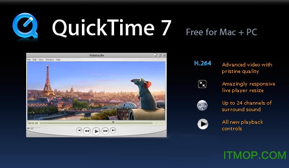 Quicktime Player 7  for Mac v7.6.6 Թٷװ0