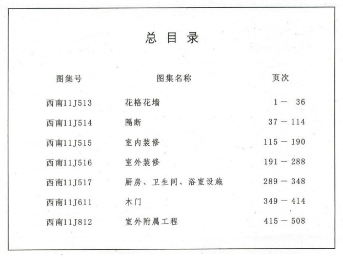 西南11j516图集