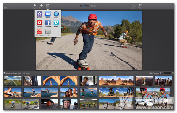 iMovie mac版_itmop.com