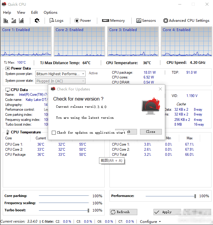 quick cpu