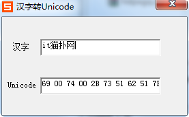 תunicode