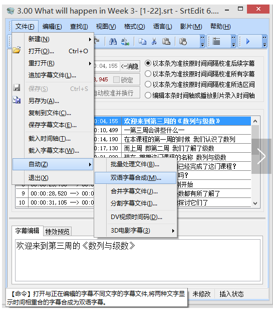 SrtEdit绿色版