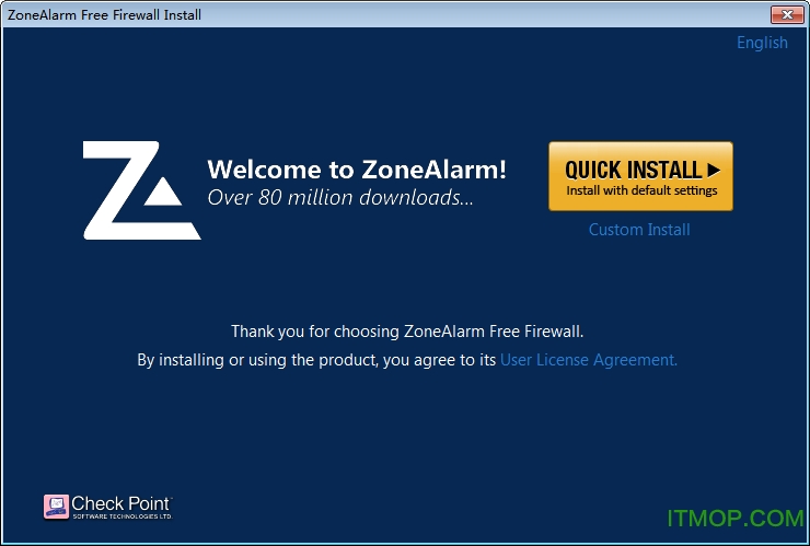 ˷ǽZoneAlarm Free Firewall v10.2.073.000 ٷѰ0