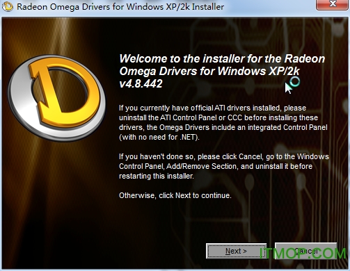 ATi Radeon OmegaϵԿ v4.8.442 °0