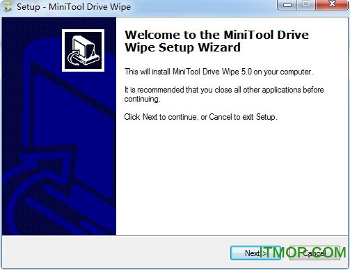 MiniTool Drive Wipe(̲) v5.0 ɫ 0