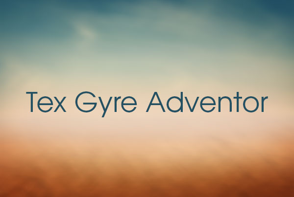 tex gyre adventor tex gyre adventor