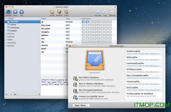 sqlitemanager for mac ƽ v4.6.0 ƻ԰ 0