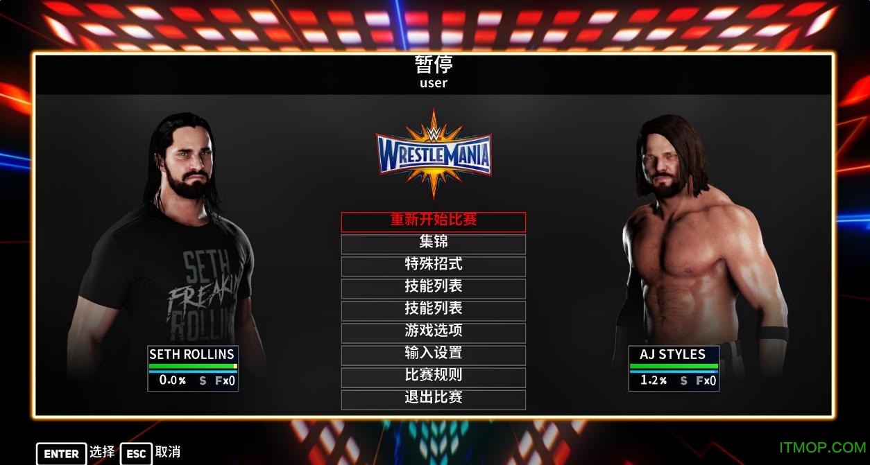 WWE2K18 3DM v1.0 ɫ 0