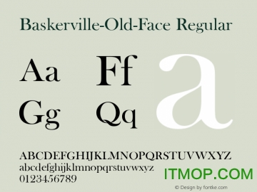 baskerville old face