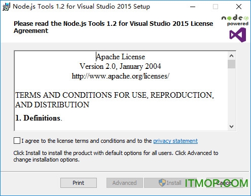 NTVS(node.js tools for vs2012\2013\2015) v1.2 ٷ° 0