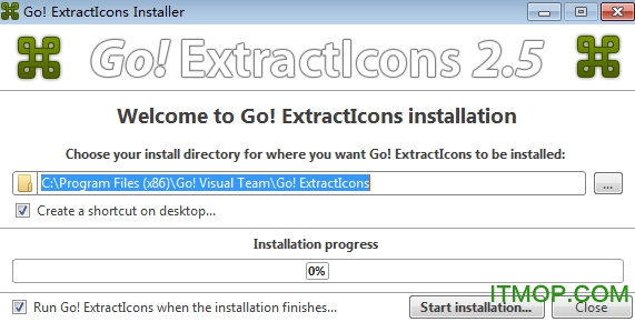 Go! ExtractIcons(ͼȡ) v2.6 ɫ 0