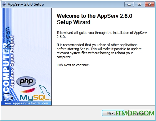 AppServ(PHP 6.0 MYSQL 6.0) v2.6.0 Ӣİװ0
