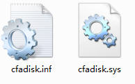 CFӳcfadisk.inf 32λ/64λ 0