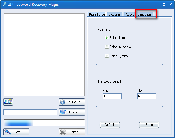 ZIP Password Recovery Magic中文教程 ZIP Password Recovery Magic中文教程