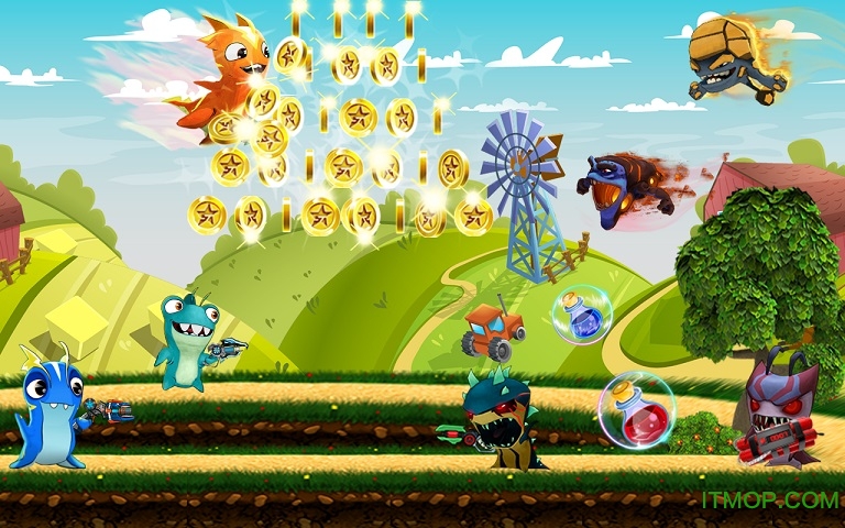 ӵԿڹƽ(Slugs Jetpack Fight World) v5.3.4 ׿޽޸İ3