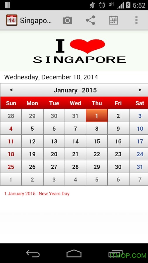 Singapore Calendar¼ v2.26 ׿ 2