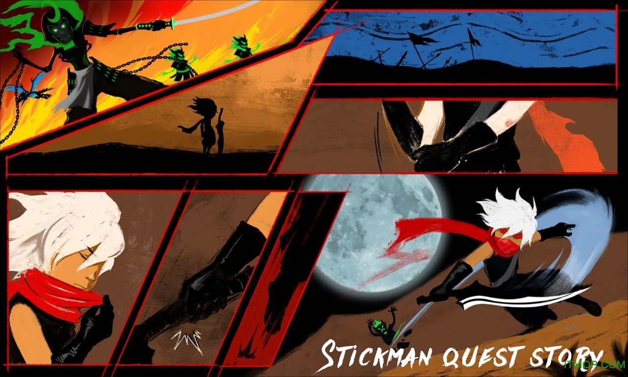 ޻ʯ(Stickman Quest) v1.11 ׿ 1