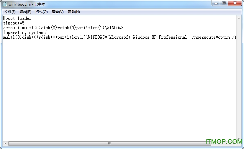 win7 boot.ini Ѱ0