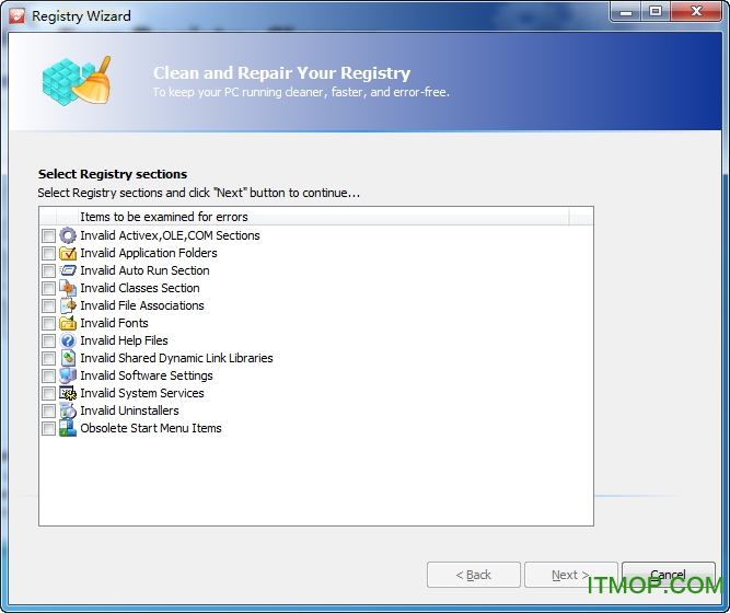 win7עԱ(Weeny Free Registry Cleaner) v1.2 GɫM(fi) 0